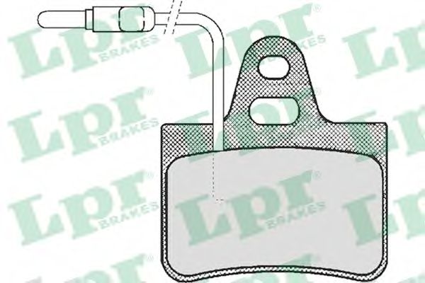 Imagine set placute frana,frana disc LPR 05P218