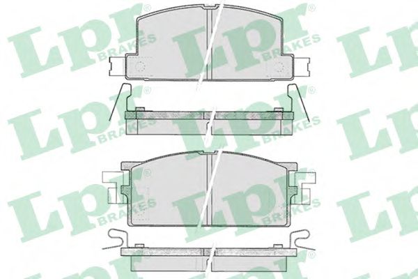 Imagine set placute frana,frana disc LPR 05P287