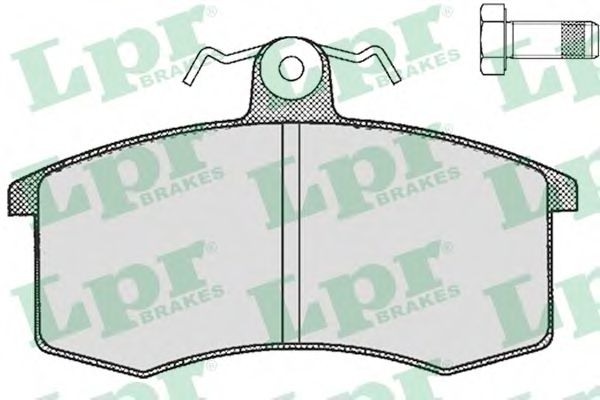 Imagine set placute frana,frana disc LPR 05P288