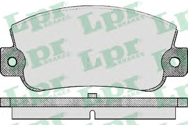 Imagine set placute frana,frana disc LPR 05P410