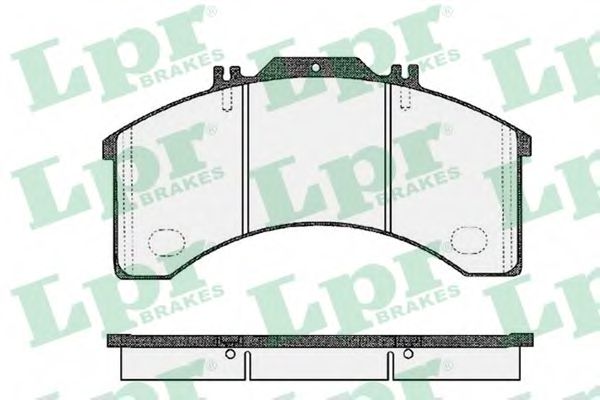 Imagine set placute frana,frana disc LPR 05P473