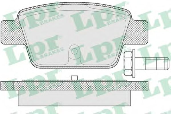 Imagine set placute frana,frana disc LPR 05P780