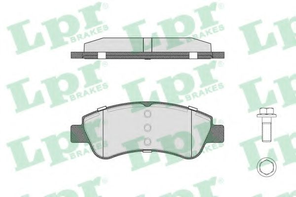 Imagine set placute frana,frana disc LPR 05P789