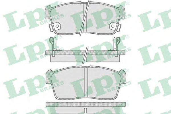 Imagine set placute frana,frana disc LPR 05P796