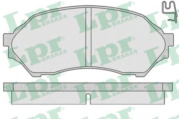 Imagine set placute frana,frana disc LPR 05P813