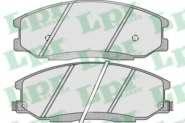 Imagine set placute frana,frana disc LPR 05P860