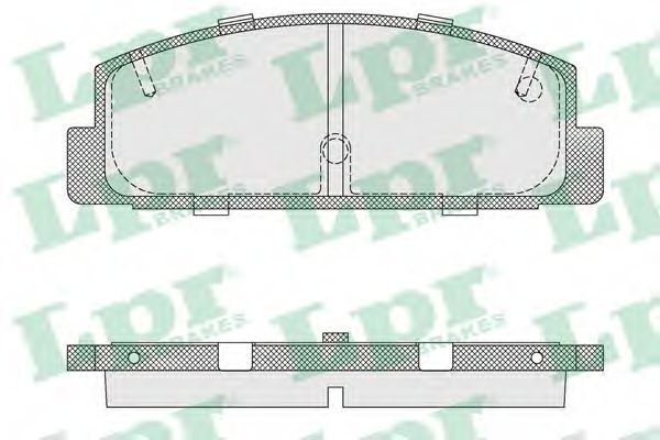 Imagine set placute frana,frana disc LPR 05P876