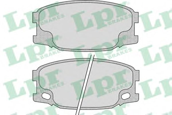 Imagine set placute frana,frana disc LPR 05P893