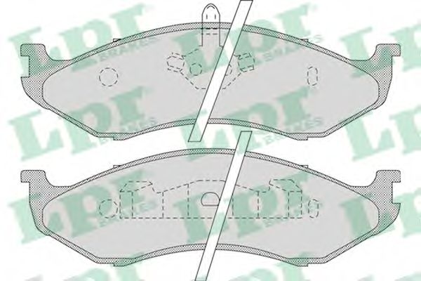 Imagine set placute frana,frana disc LPR 05P896