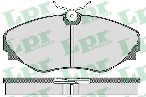 Imagine set placute frana,frana disc LPR 05P908