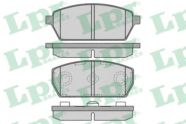 Imagine set placute frana,frana disc LPR 05P936