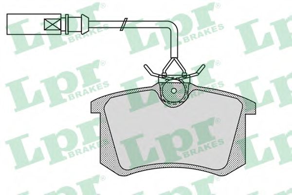 Imagine set placute frana,frana disc LPR 05P980