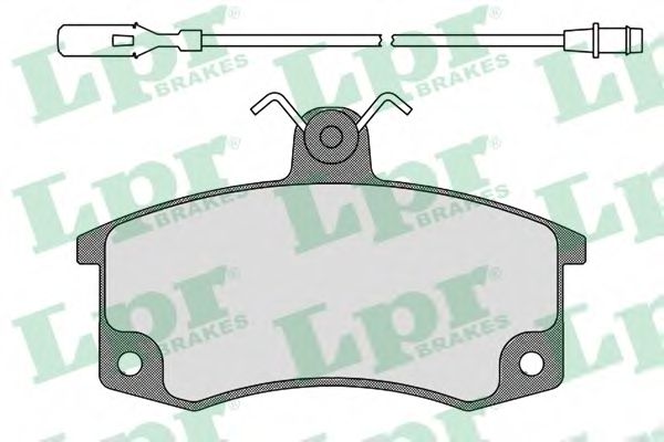 Imagine set placute frana,frana disc LPR 05P988