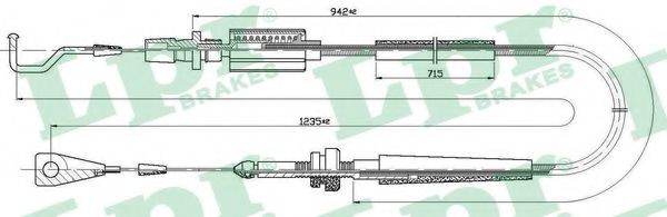 Imagine Cablu acceleratie LPR C0030A