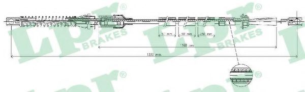 Imagine Cablu acceleratie LPR C0073A