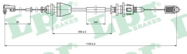 Imagine Cablu acceleratie LPR C0146A