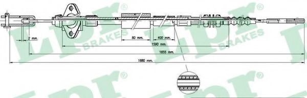 Imagine Cablu ambreiaj LPR C0231C