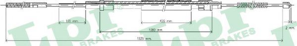 Imagine Cablu, frana de parcare LPR C0303B
