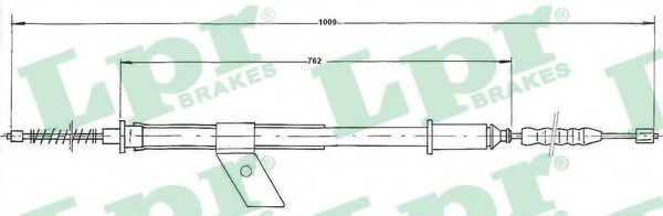 Imagine Cablu, frana de parcare LPR C0487B