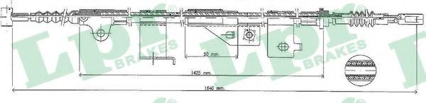 Imagine Cablu, frana de parcare LPR C0499B