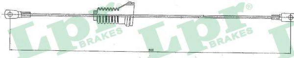 Imagine Cablu, frana de parcare LPR C0912B