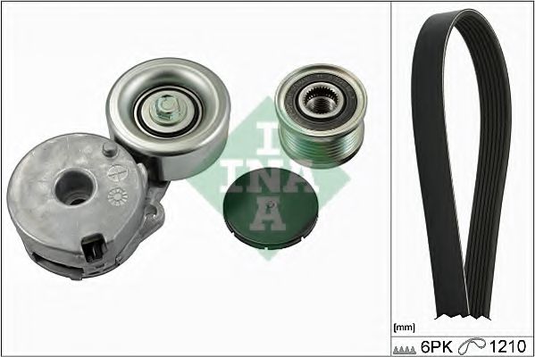Imagine Set curea transmisie cu caneluri INA 529 0131 10