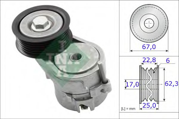 Imagine intinzator,curea transmisie INA 534 0246 10