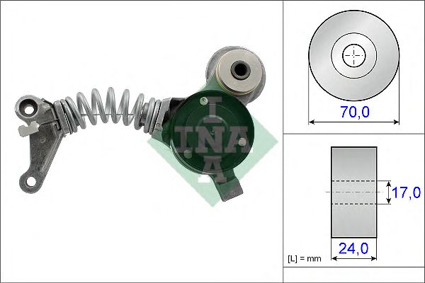 Imagine Intinzator curea, curea distributie INA 534 0419 10