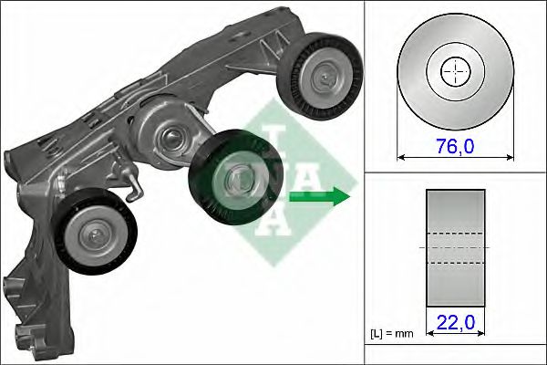 Imagine Intinzator curea, curea distributie INA 534 0431 10