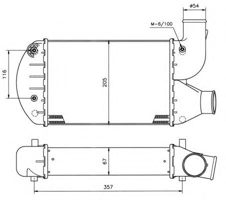 Imagine Intercooler, compresor NRF 30031