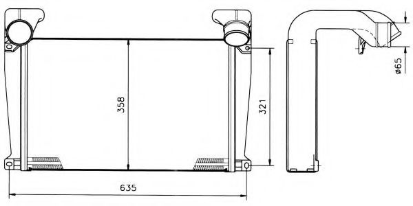 Imagine Intercooler, compresor NRF 30093