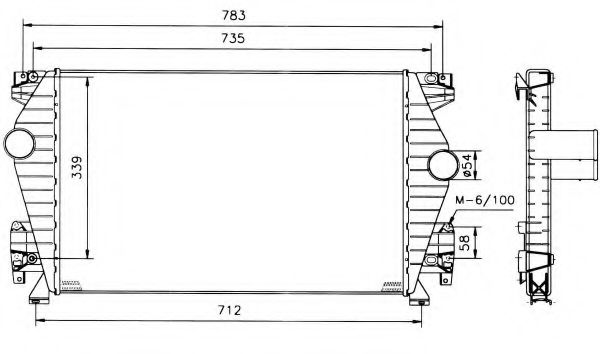 Imagine Intercooler, compresor NRF 30120