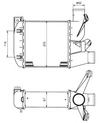 Imagine Intercooler, compresor NRF 30121