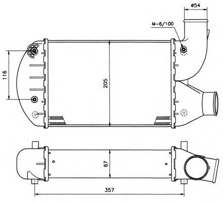 Imagine Intercooler, compresor NRF 30134