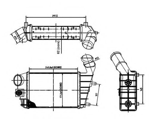 Imagine Intercooler, compresor NRF 30142A