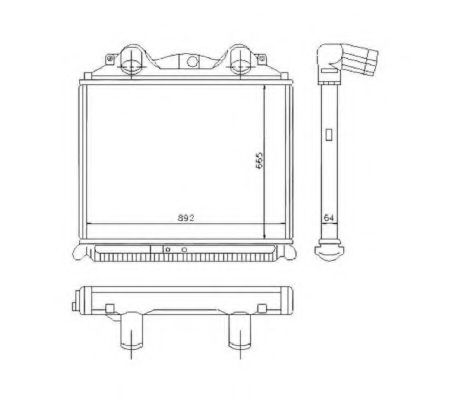 Imagine Intercooler, compresor NRF 30203