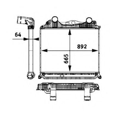 Imagine Intercooler, compresor NRF 30206