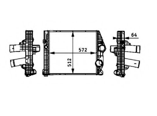 Imagine Intercooler, compresor NRF 30211