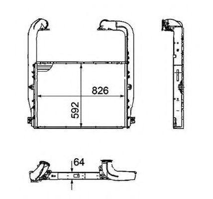 Imagine Intercooler, compresor NRF 30223