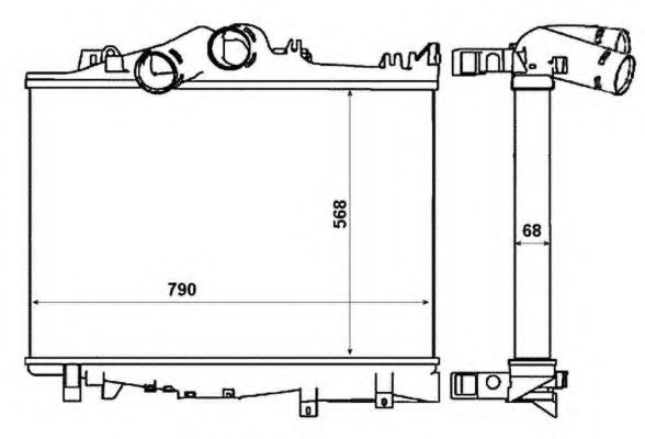 Imagine Intercooler, compresor NRF 30229