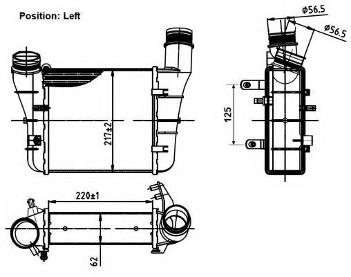 Imagine Intercooler, compresor NRF 30251