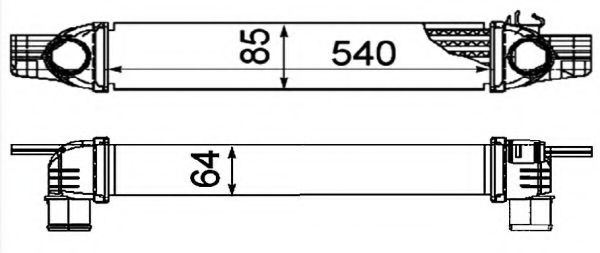 Imagine Intercooler, compresor NRF 30254