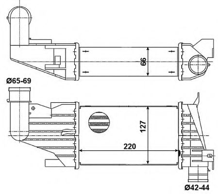 Imagine Intercooler, compresor NRF 30258