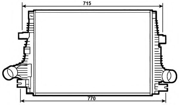 Imagine Intercooler, compresor NRF 30284