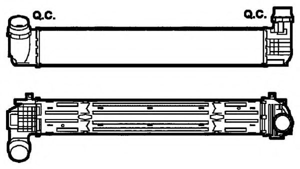 Imagine Intercooler, compresor NRF 30287