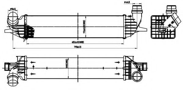 Imagine Intercooler, compresor NRF 30312