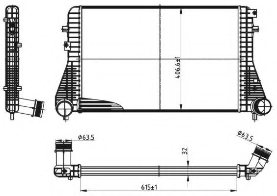 Imagine Intercooler, compresor NRF 30316