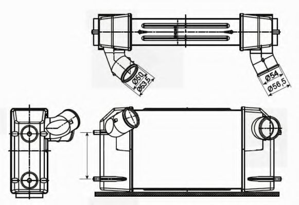 Imagine Intercooler, compresor NRF 30355