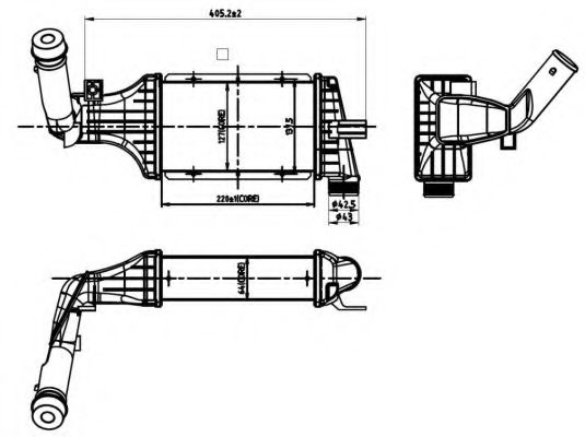 Imagine Intercooler, compresor NRF 30427