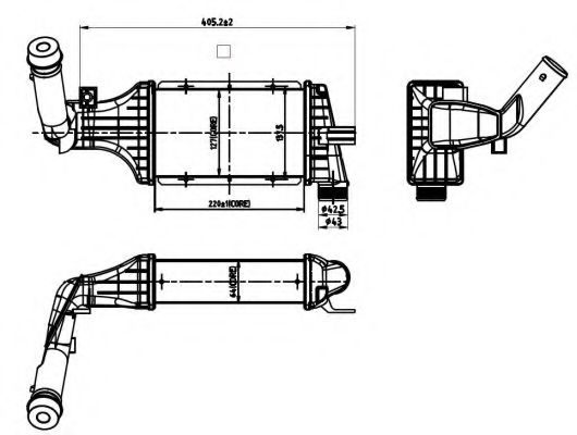 Imagine Intercooler, compresor NRF 30428